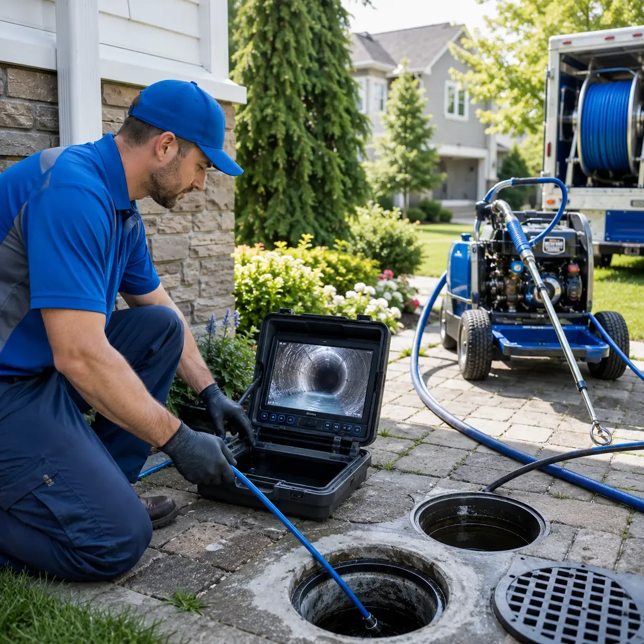 Outdoor drain cleaning professionals serving Cazenovia, WI